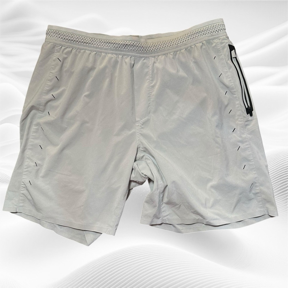 Ten Thousand Shorts Mens Large Lt Gray Lined The Session Gym Athletic 7 Inch